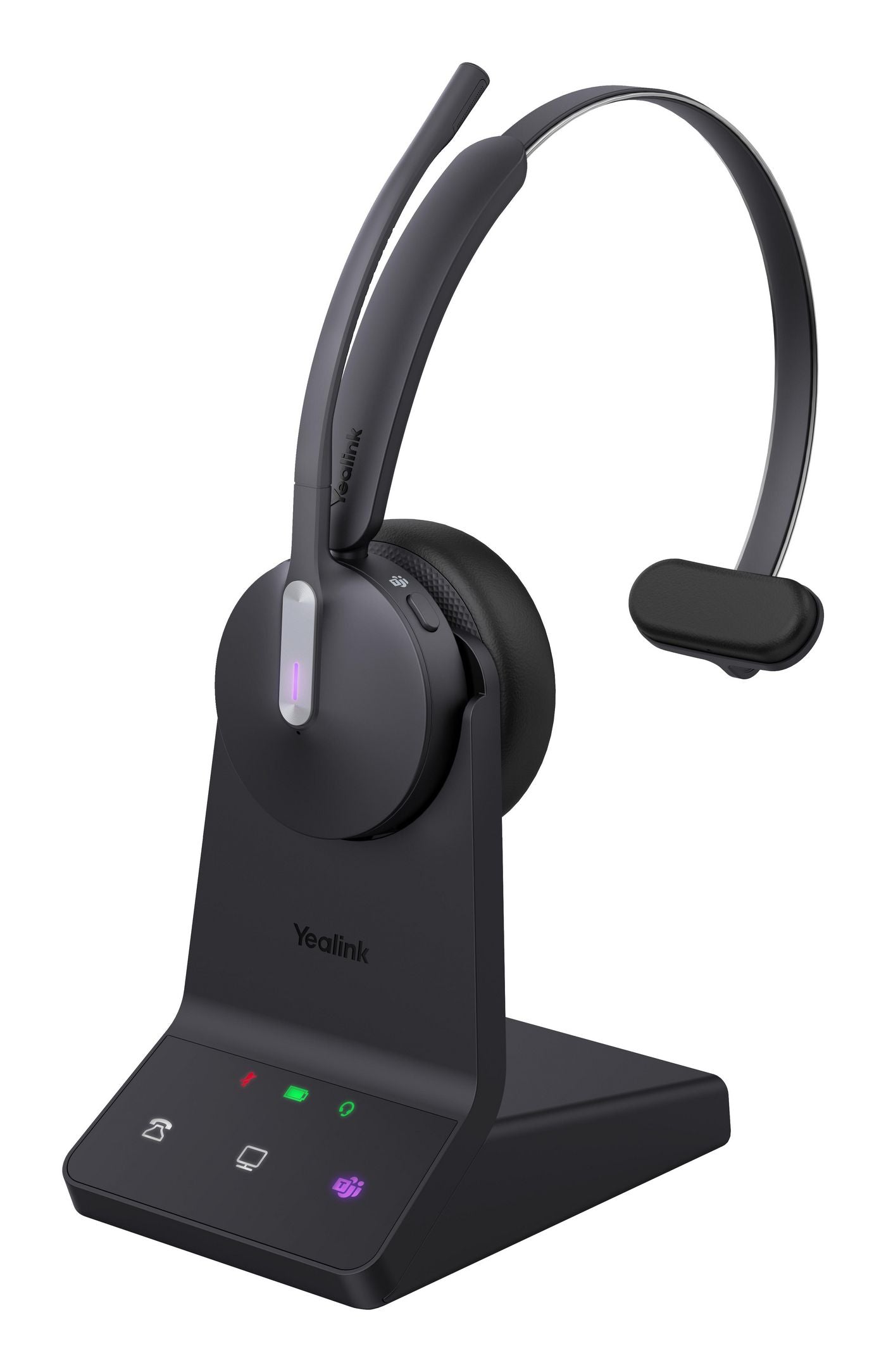 Yealink Wh64 – Mono Headset – Bluetooth, Micro-USB – Schwarz – Teams-kompatibel
