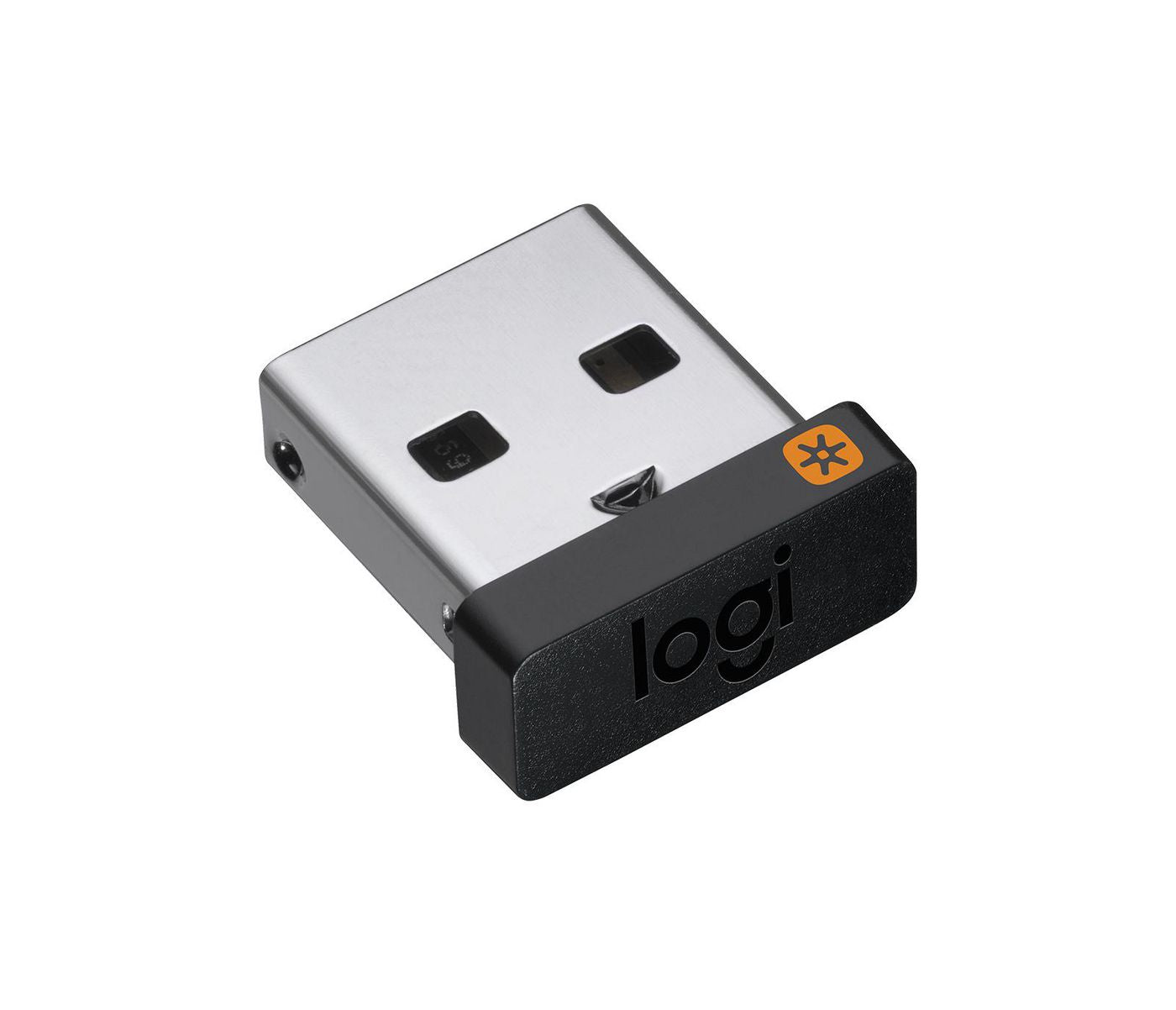 Logitech USB-Receiver (Unifying) – Schwarz/Silber – für Logitech Maus & Tastatur
