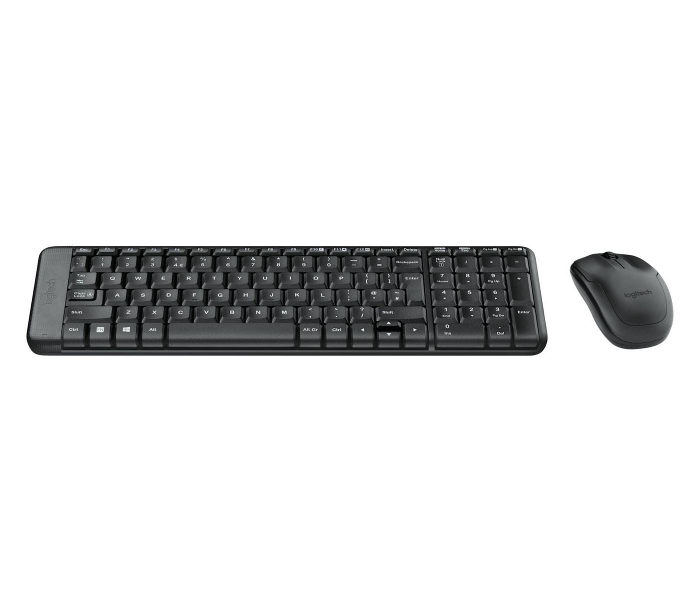 Logitech MK220 – Tastatur- und Maus-Set – 2,4 GHz USB-A (Empfänger) – QWERTZ – Schwarz