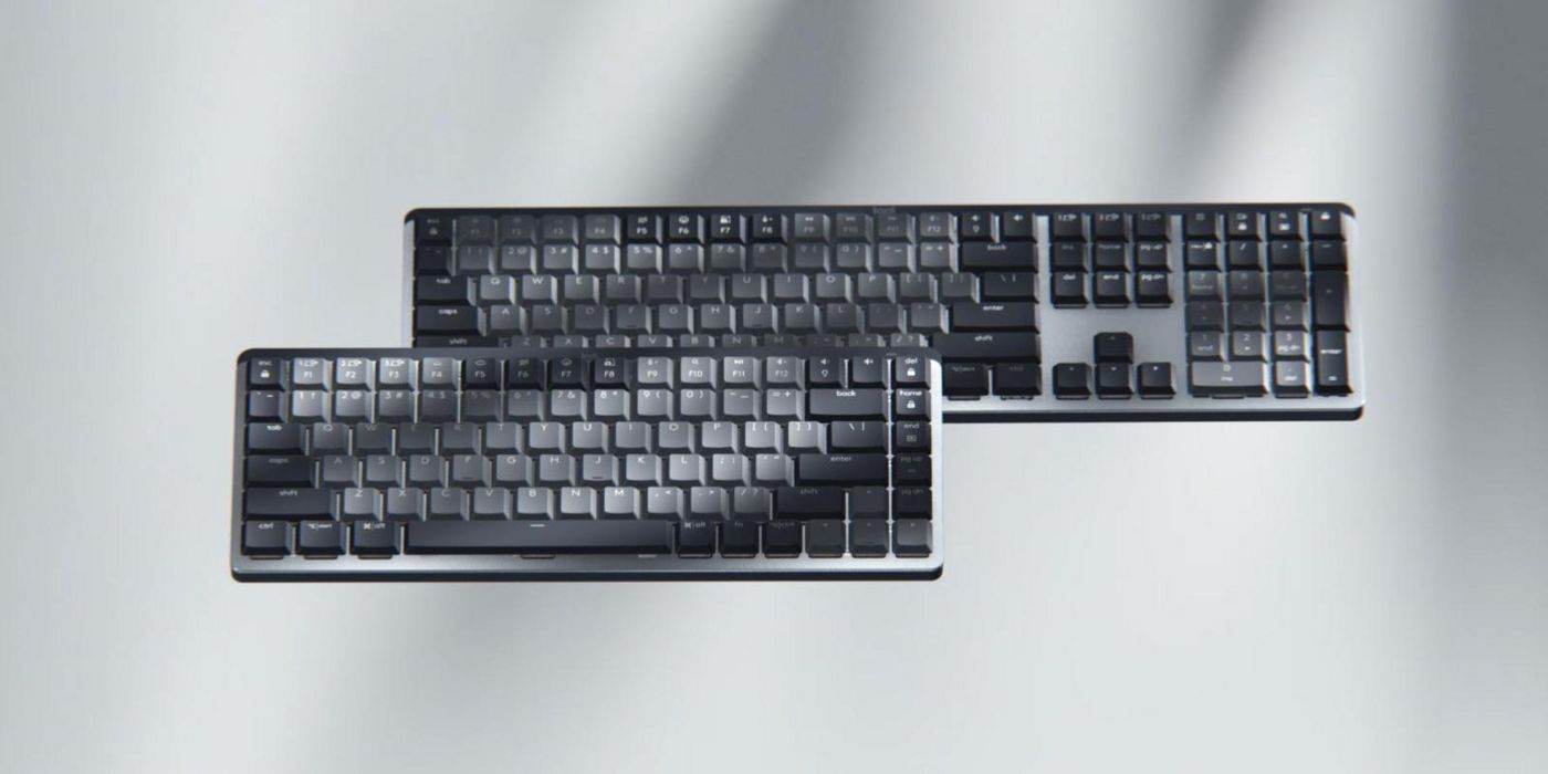 Logitech MX Mechanical – Tastatur, kabellos (Bluetooth), US-Layout (EN), mechanisch, beleuchtet, Grau