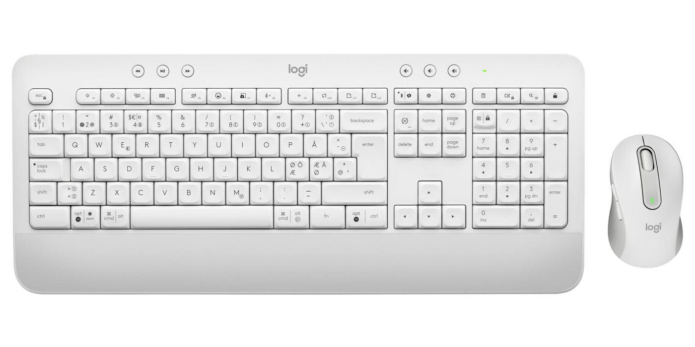 Logitech MK650 For Business – Tastatur, Weiss