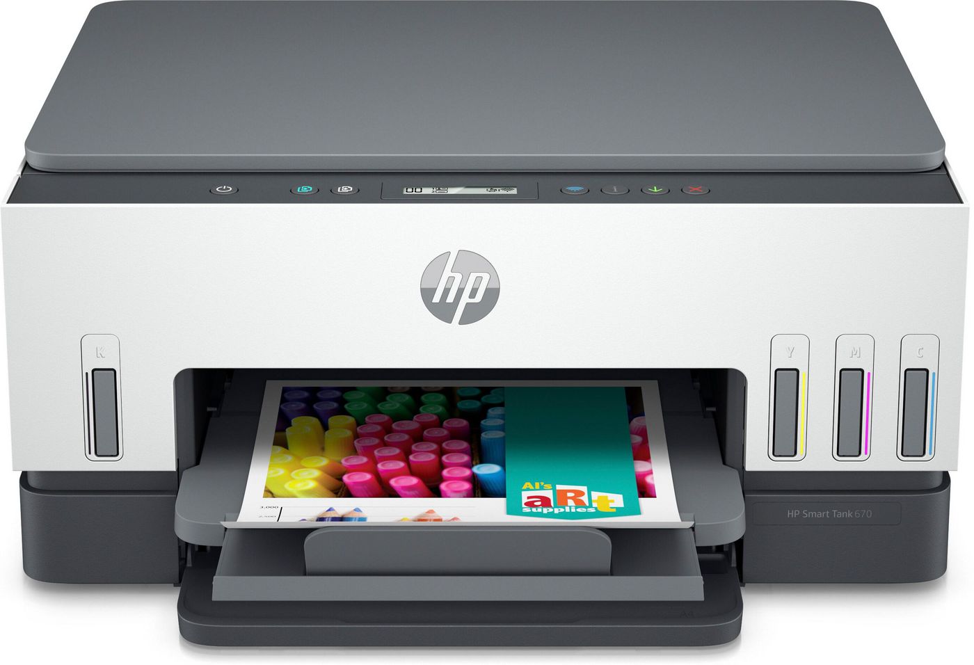 HP Smart Tank 670 – Farbiges Tintenstrahl-MFP A4, 3-in-1 – WLAN – 12 ppm S/W