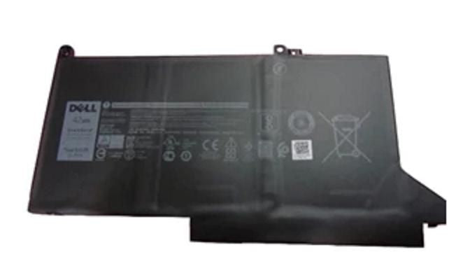 DELL Notebook-Akku – für Dell Latitude 7280, 7480 – 42 Wh, 3 Zellen – Schwarz