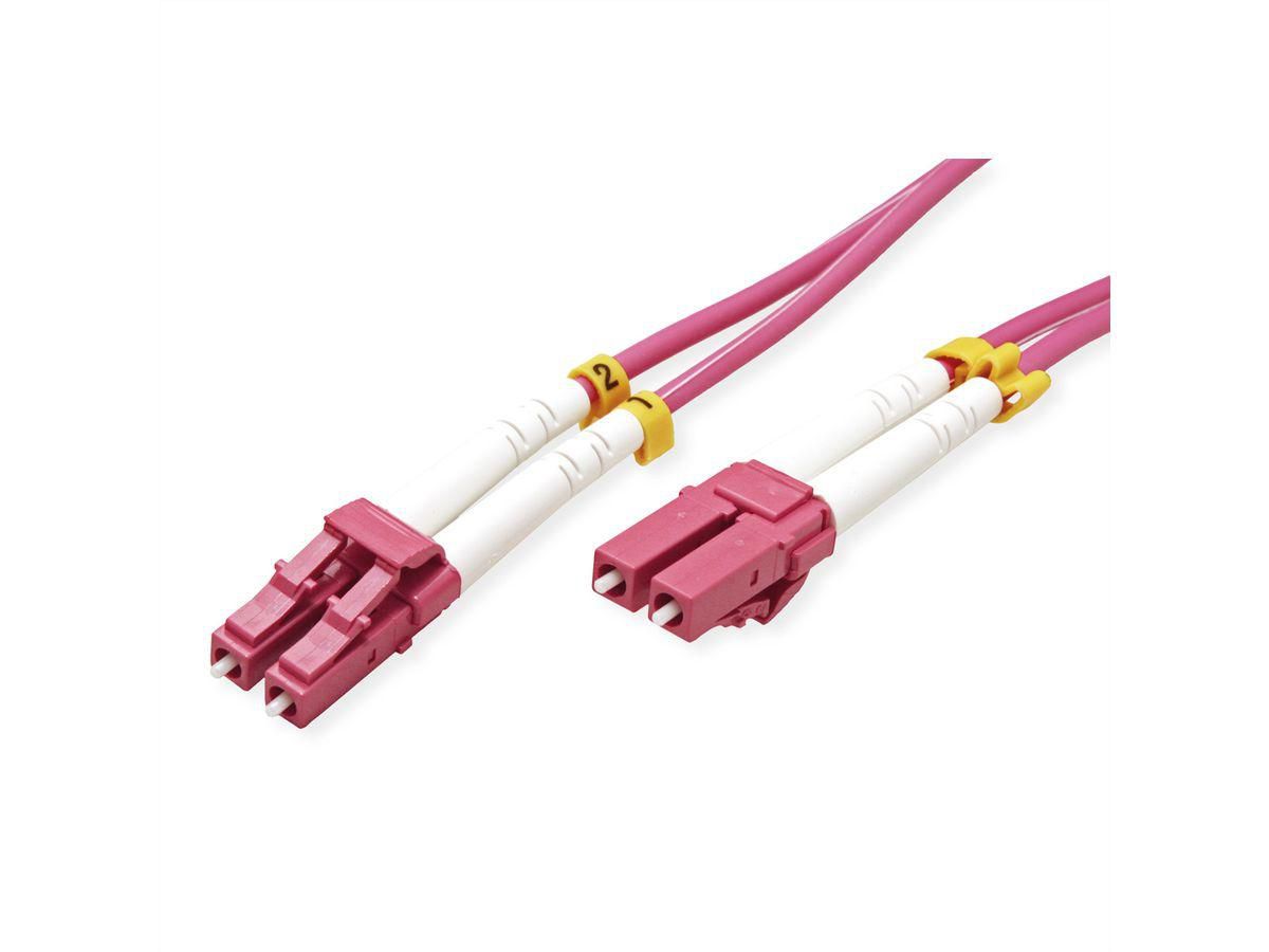 VALUE LWL-Patchkabel – LC–LC, Multi-Mode (OM4, 50/125 µm), 7 m