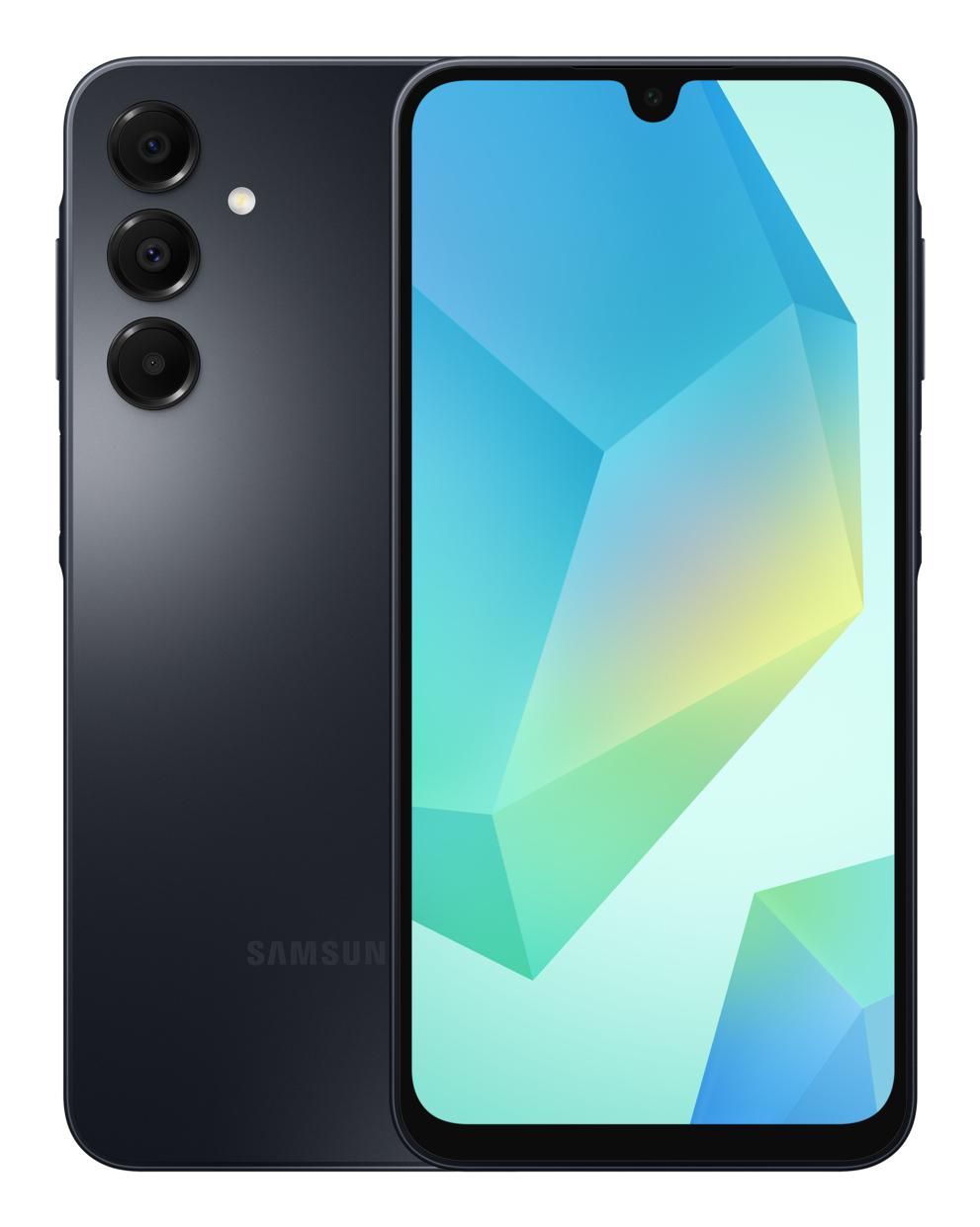 Samsung Galaxy A16 – schwarz, 6,7", 1080 × 2340, Android, 128 GB, 4 GB, Hybride Dual-SIM, 4G, NFC, IP54