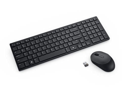 DELL KM555 – Tastatur- und Maus-Set – Membran – Bluetooth & 2,4 GHz (USB-A) – QWERTY (IS) – Schwarz