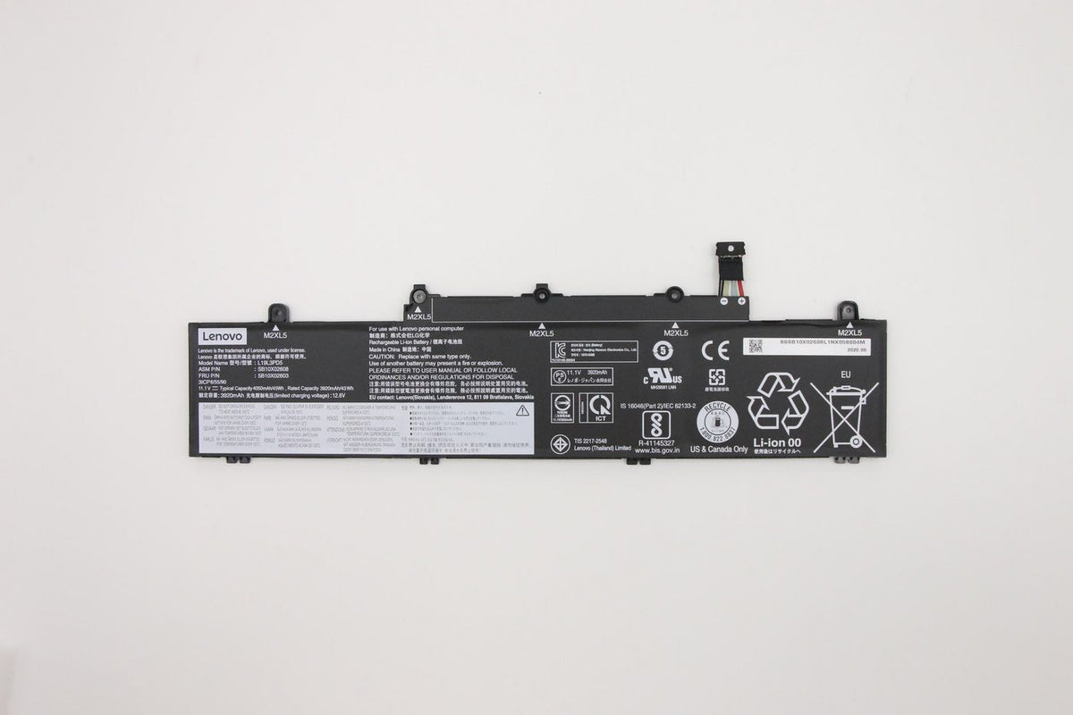 Lenovo Notebook-Akku – für Lenovo – 45 Wh, 11,1 V (3 Zellen) – Schwarz