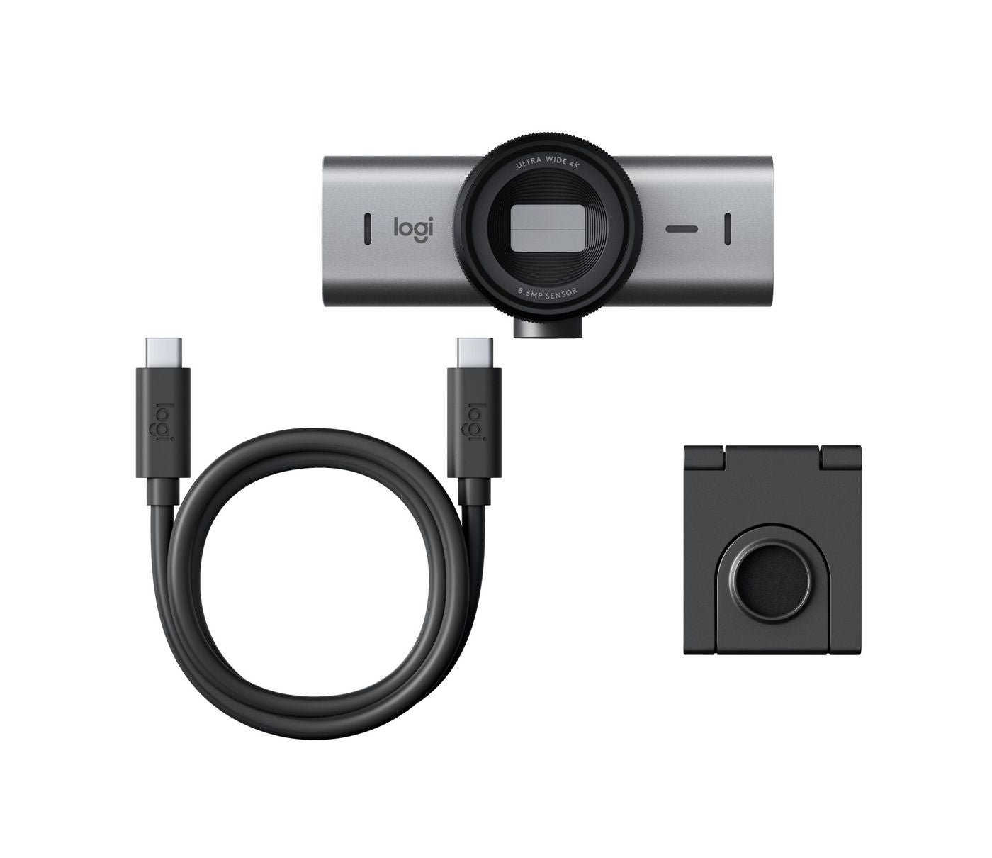 Logitech Brio Webcam – 4K Ultra HD, 30 fps, Autofokus, USB-C, Sichtschutz – Graphit