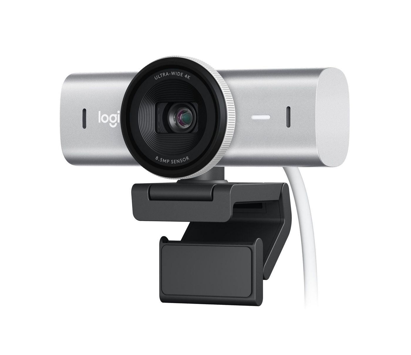 Logitech MX Brio Webcam – 4K Ultra HD, 30 fps, Autofokus, USB 3.0, Sichtschutz – Grau