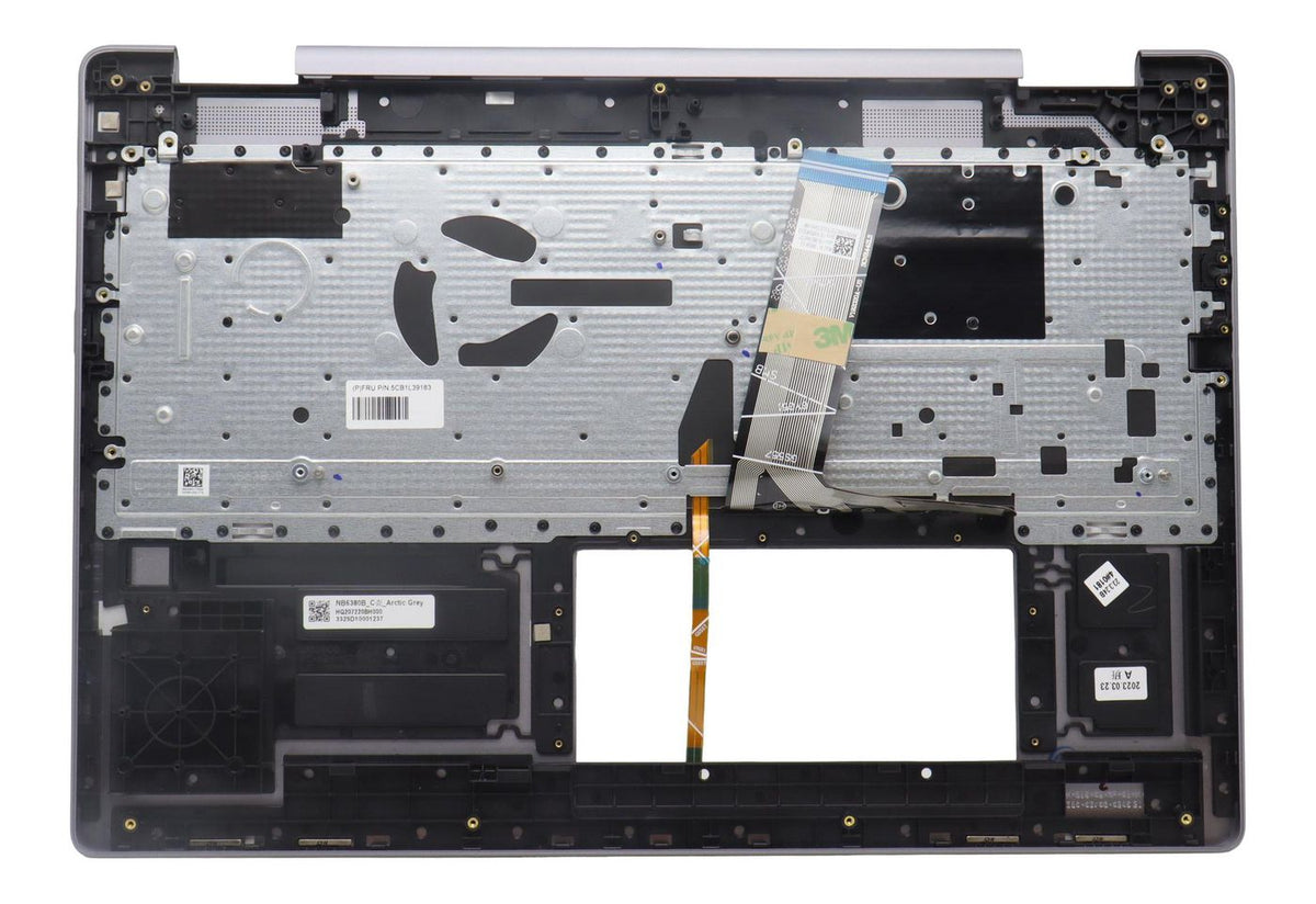 Lenovo Tastatur-Cover – Notebook-Ersatztastatur – beleuchtet – grau – für Yoga 7 16IRL8