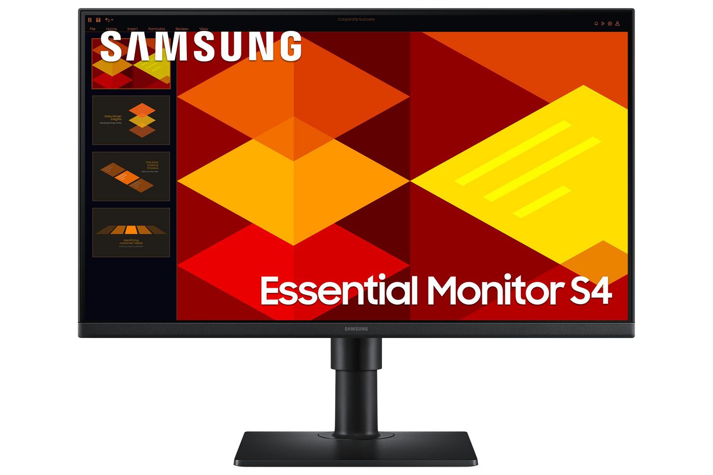 Samsung S40GD – Monitor, 24", 1920 × 1080 (Full HD), IPS, 100 Hz, 250 cd/m², VESA 100 × 100, Schwarz