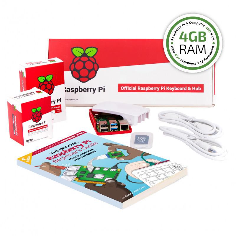 Raspberry Pi 4 Modell B Micro – Broadcom BCM2711, 4 GB RAM
