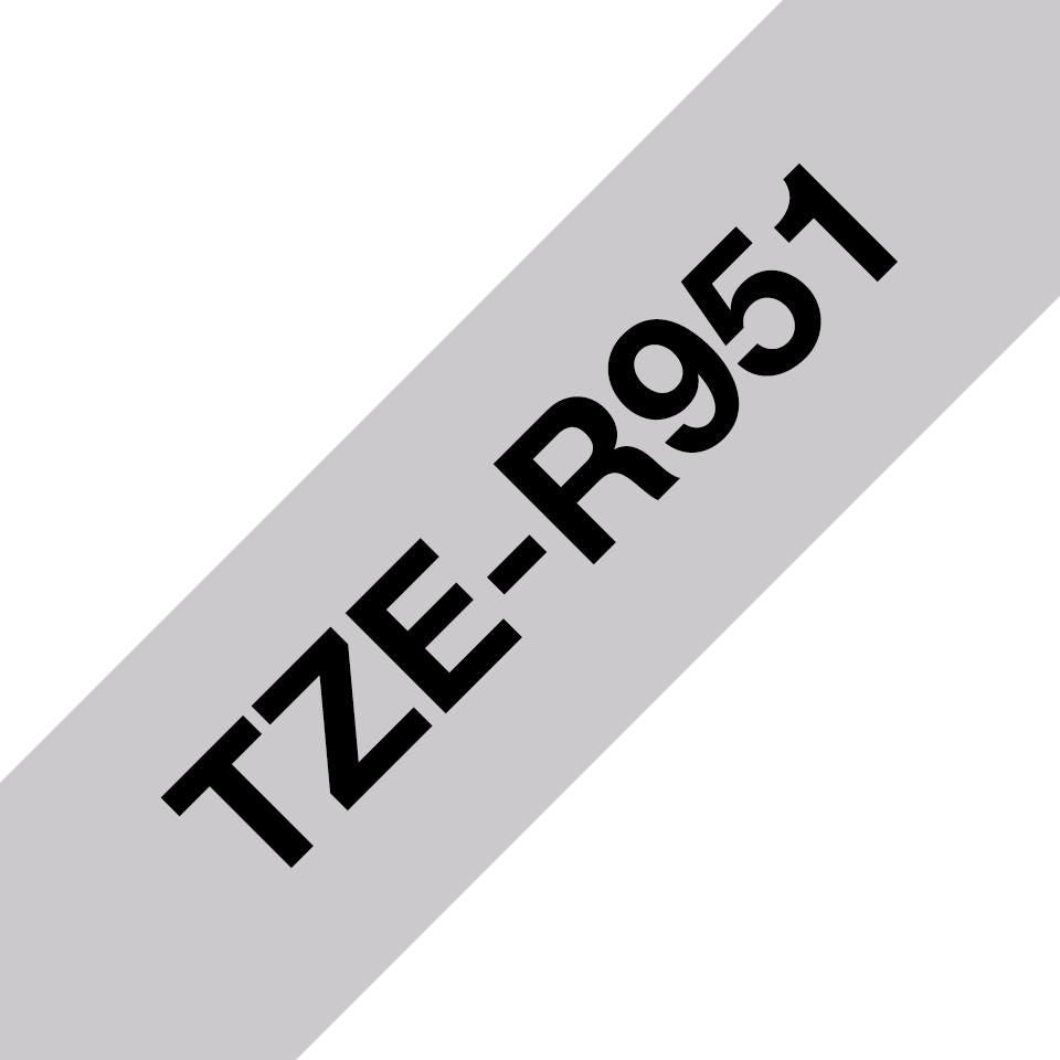 Brother Textilband – 24 mm × 4 m, silber, schwarz