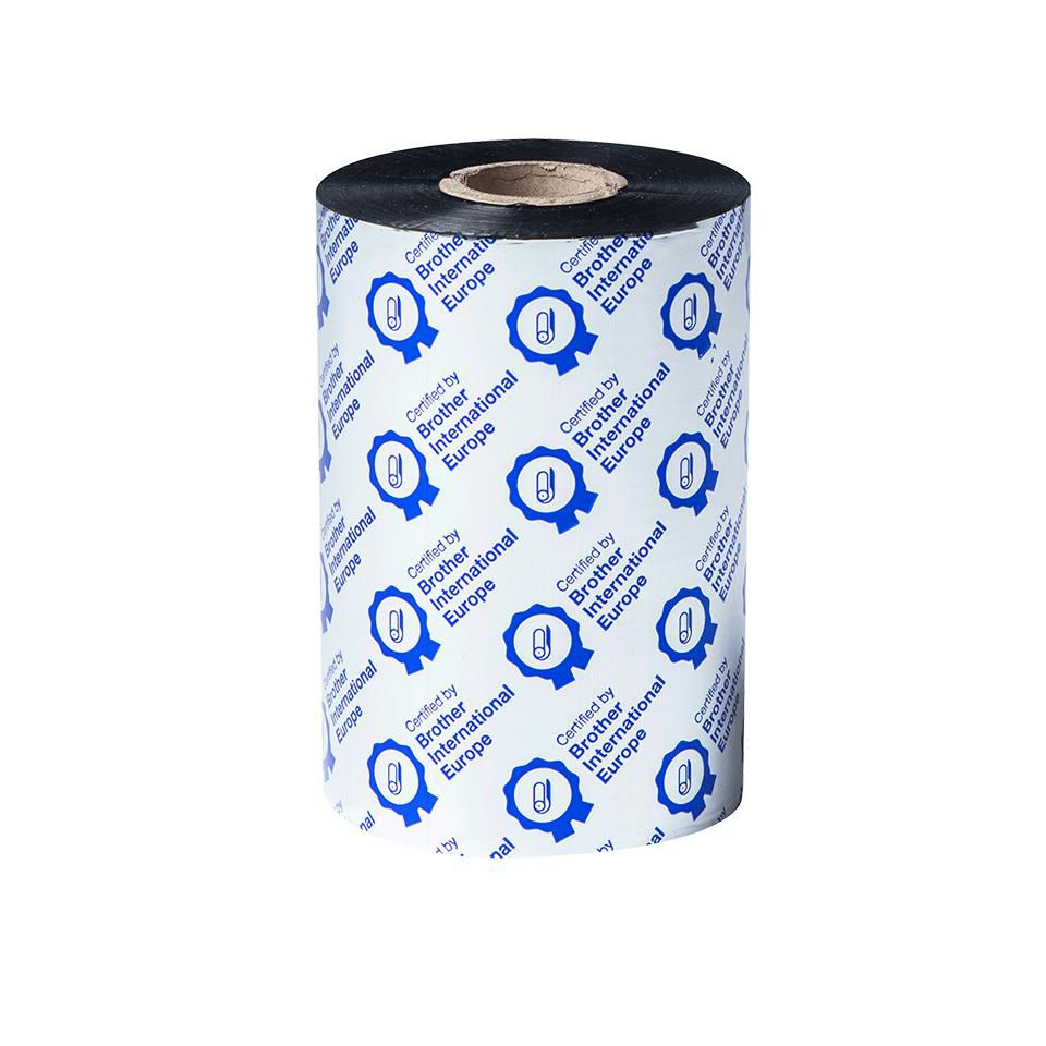 Brother Thermotransferband Wachs, Schwarz – 110 mm × 450 m