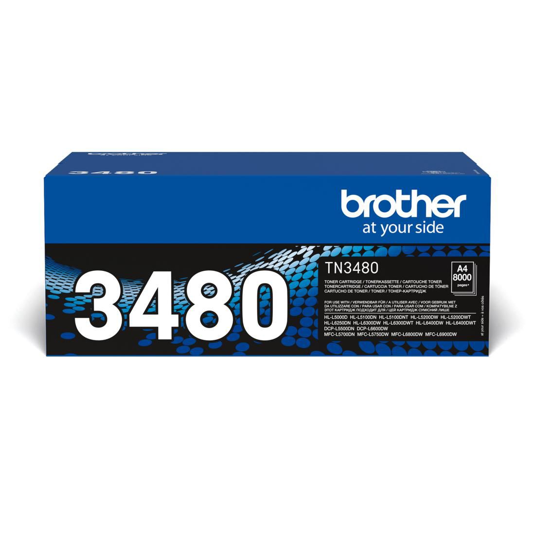 Brother Toner – Schwarz, 8000 Seiten