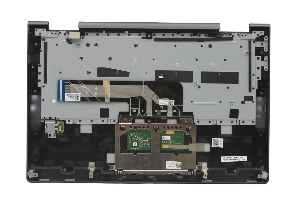 Lenovo Tastatur-Case für Yoga 7 14ITL5 – mit Beleuchtung – Grau