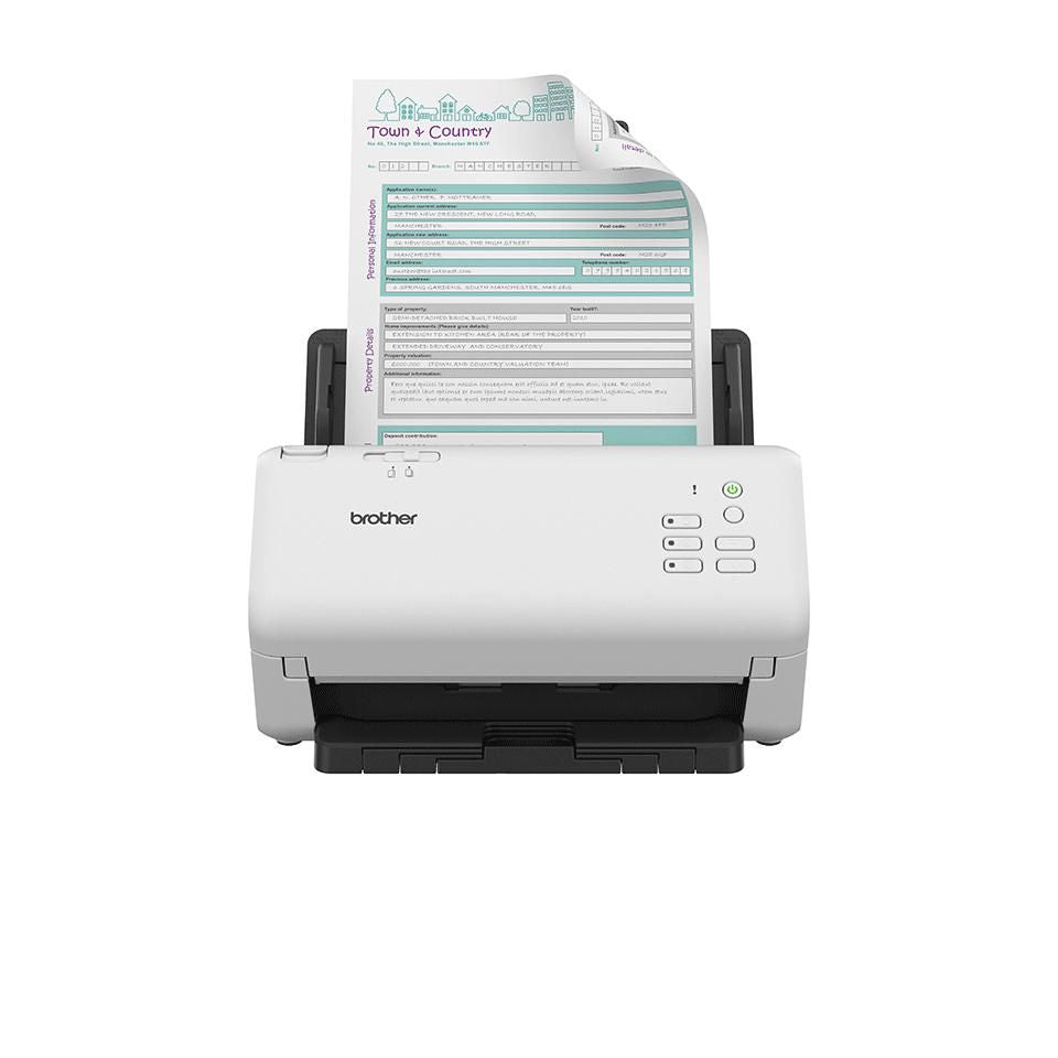 Brother Ads-4300N – Dokumentenscanner, A4, 600 dpi