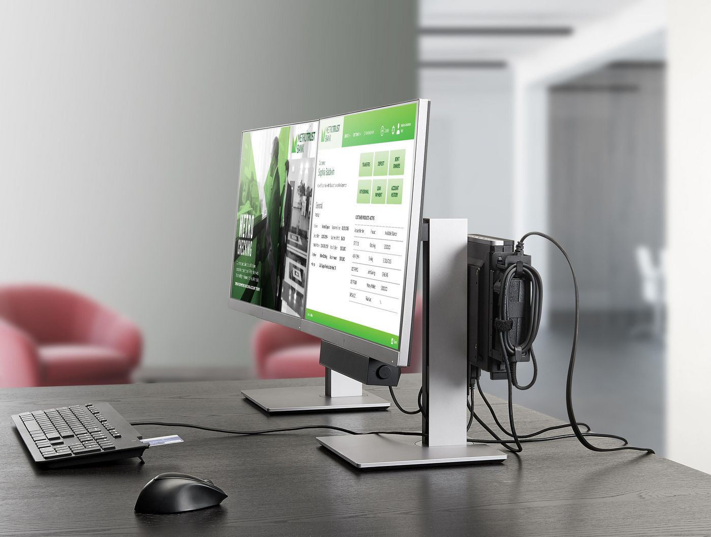 HP Tastatur – Business Slim Smartcard, Volle Grösse (100%), Kabelgebunden (USB)
