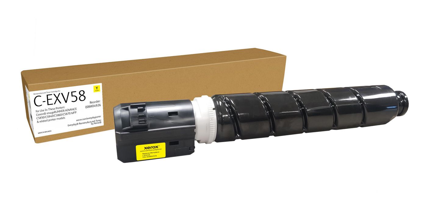 Xerox Toner 3766C002Aa – gelb – für Canon C-Exv58