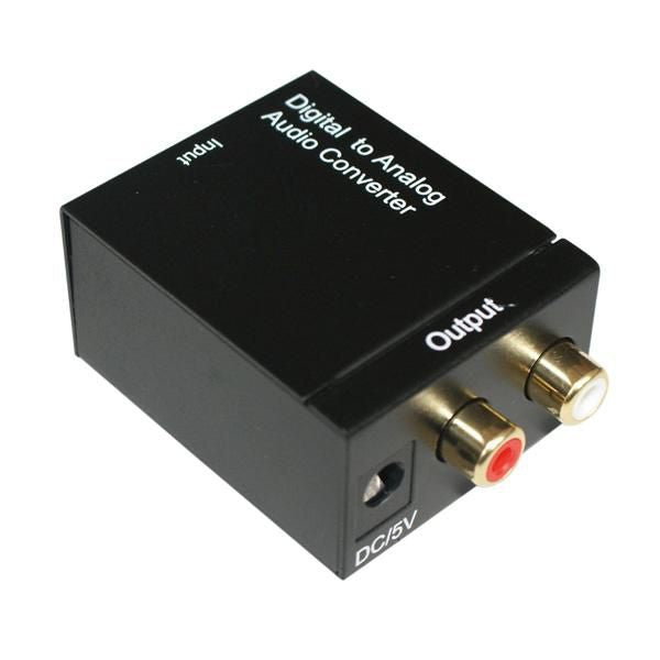 VALUE Audio-Konverter Digital zu Analog – Schwarz
