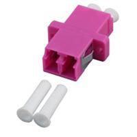 VALUE 21.99.0645 LC-Kupplung (LC zu LC) – OM4 Multimode, Duplex, Violett, 1 Stück