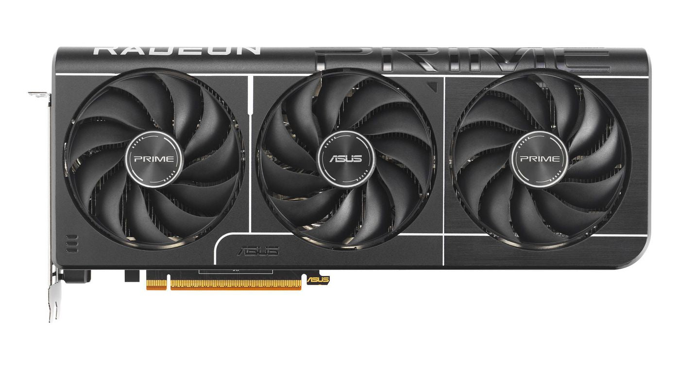 ASUS Grafikkarte PRIME-RX9070XT-O16G – Radeon RX 9070 XT, 16 GB GDDR6, PCIe 5.0, 3×DP, 1×HDMI 2.1b, 2,5 Slots