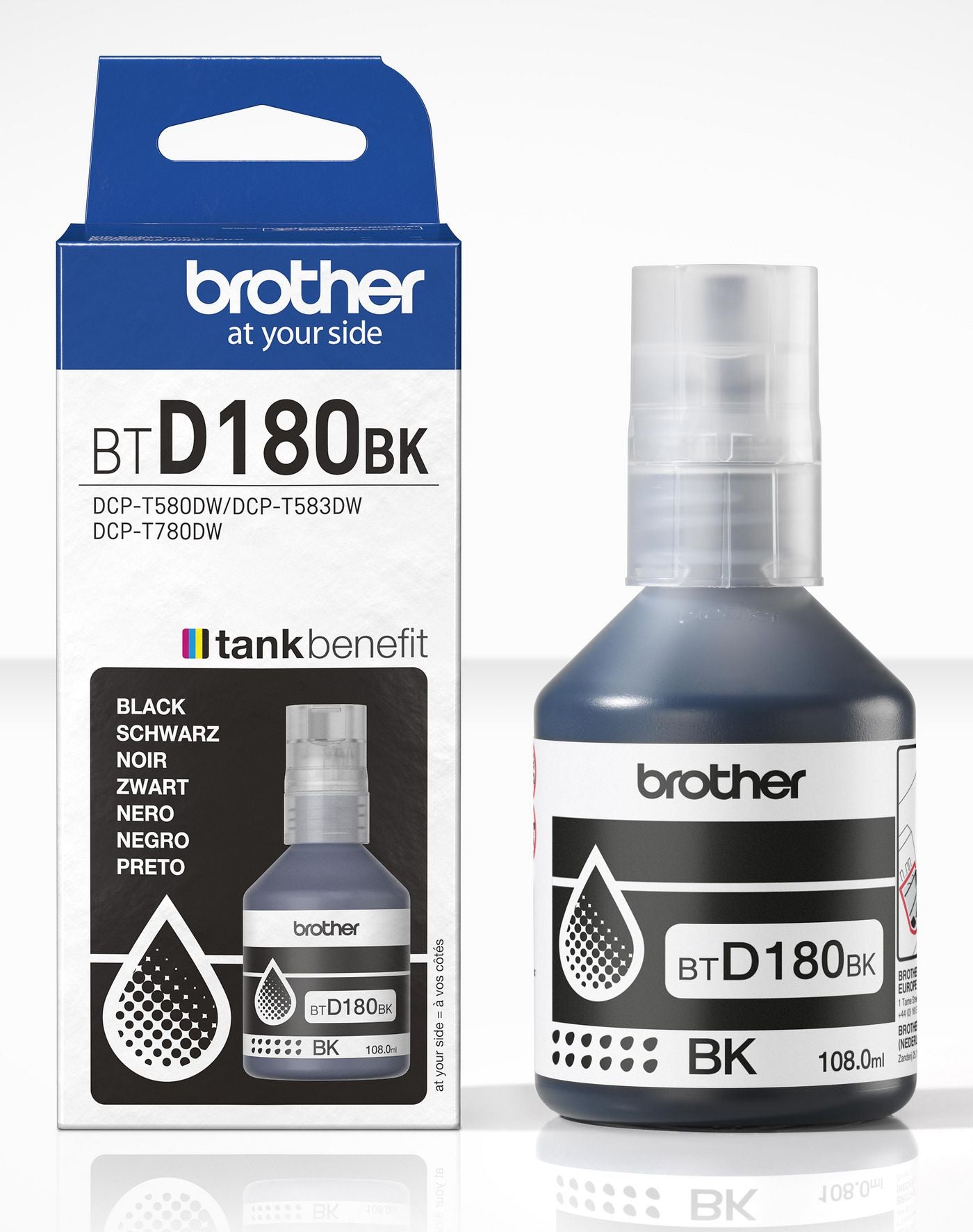 Brother Schwarz Tintenpatrone (Original) – 380 ml