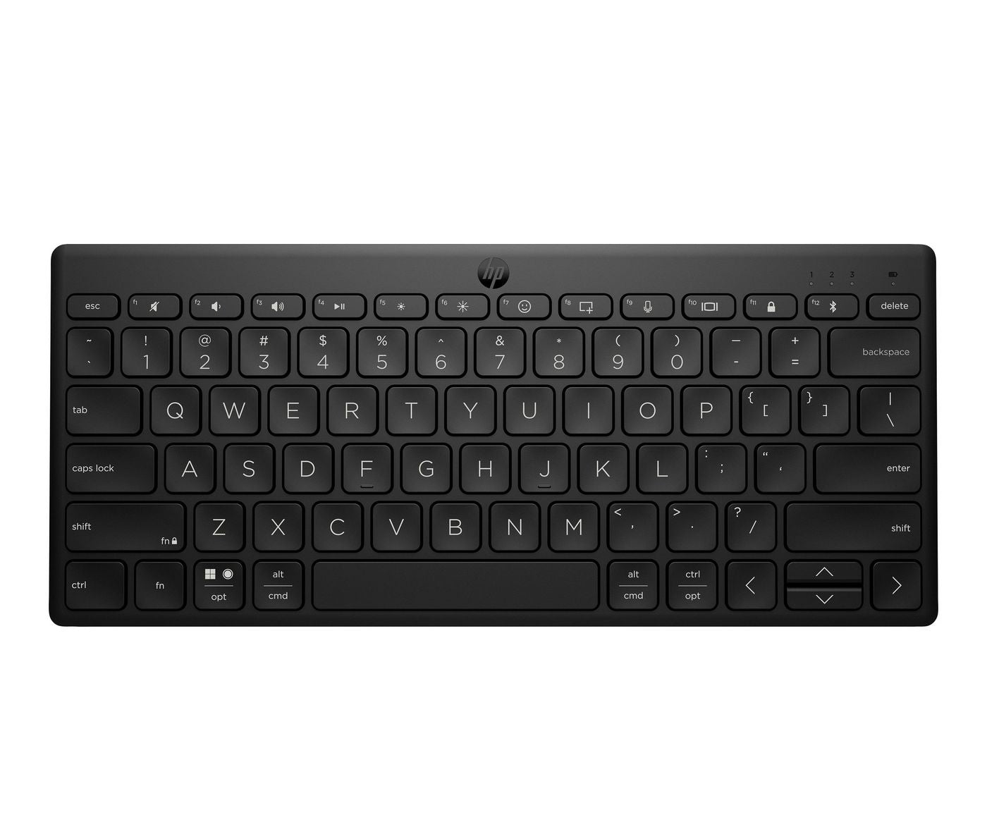 HP 355 Compact – Tastatur, Mini (60%), Mechanisch, Bluetooth 5.2, Ohne Ziffernblock, Schwarz