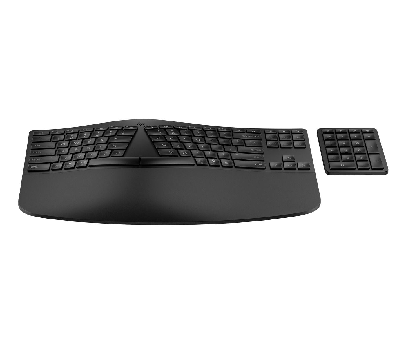 HP 960 Ergonomisch – Ergonomische Tastatur – Membran – Bluetooth & 2,4 GHz (USB-A Empfänger) – Schwarz