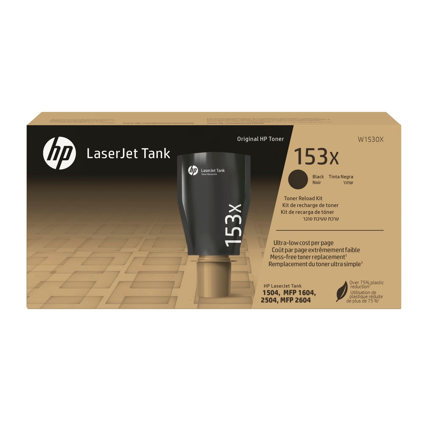 HP 153X (W1530X) Schwarz Toner – Original XL – 5'000 Seiten – für HP