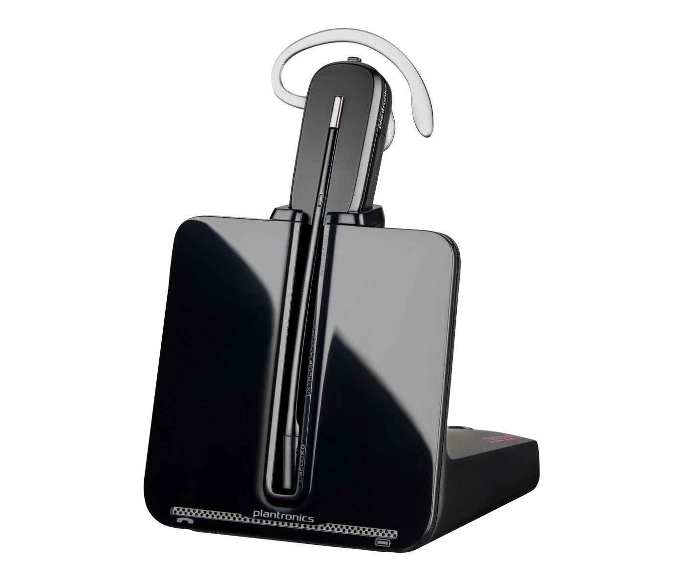 Poly CS540/A w/HL10 – Mono Headset, Ohrbügel – DECT – Boom-Mikrofon – Schwarz – bis 7 h