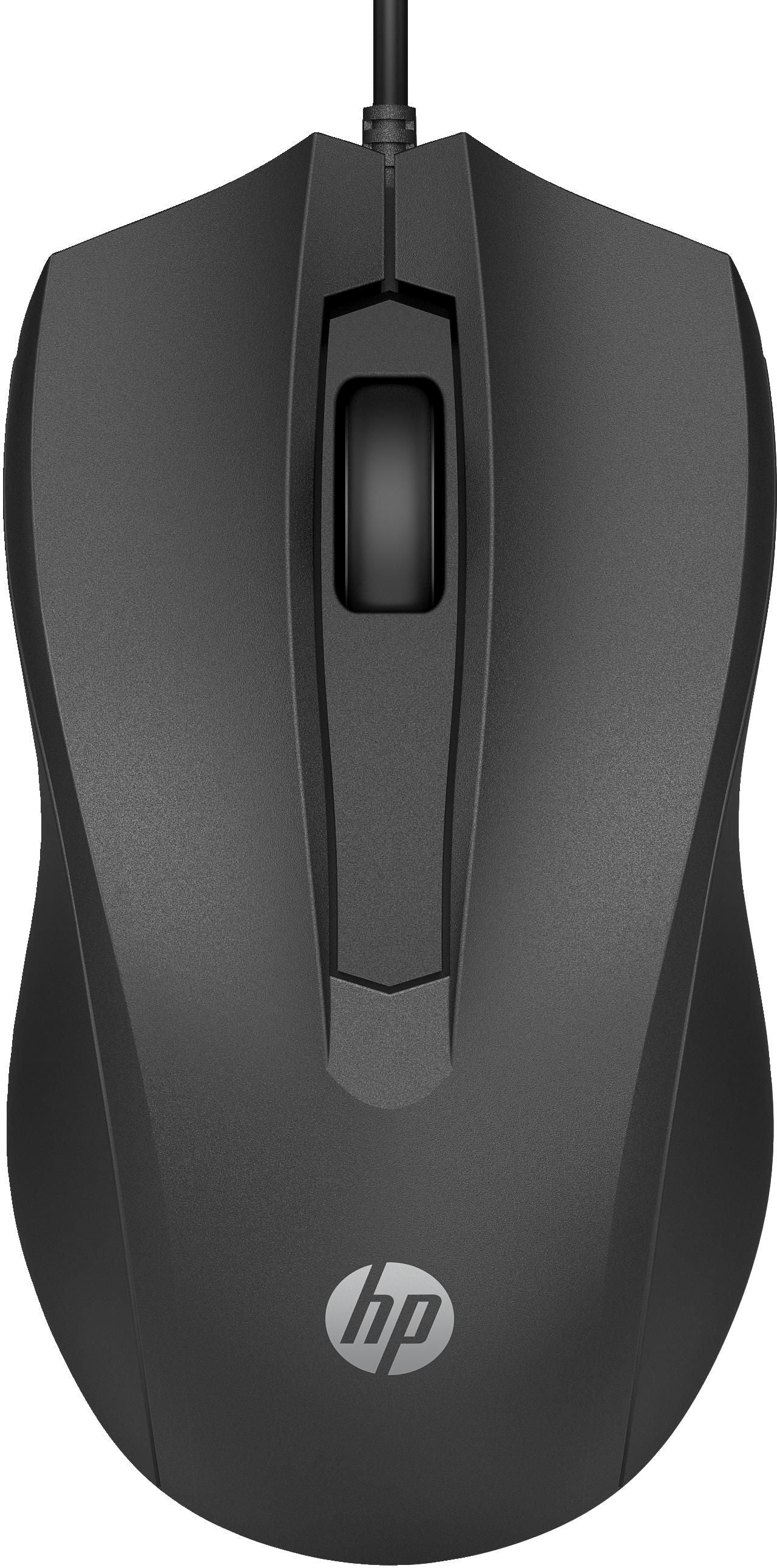 HP Wired Mouse 105 – Maus – Kabelgebunden (USB‑A), 1600 DPI, beidhändig