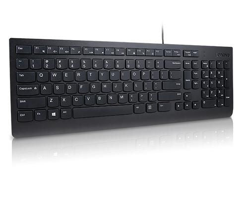 Lenovo Essential Keyboard Universal – Tastatur – kabelgebunden – USB – Schwarz