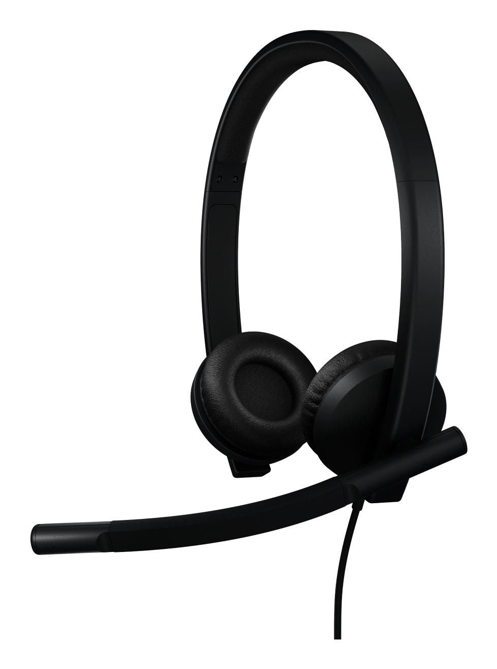 Logitech H570E Office-Headset – On-Ear, Stereo, Kabel (USB-A), MS Teams zertifiziert, Schwarz