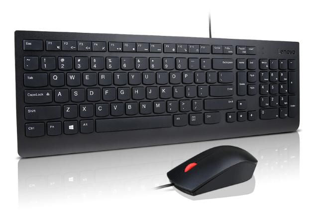 Lenovo 4X31R64420 – Tastatur-Maus-Set – kabelgebunden, USB-A – QWERTY (IT) – schwarz