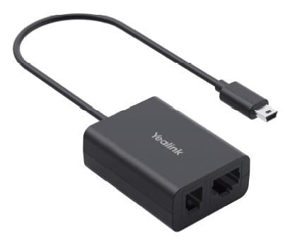 Yealink EHS62 – Steueradapter – für WH63/WH64/WH68, Cisco, Yealink T2X/T4XG IP-Telefon – schwarz