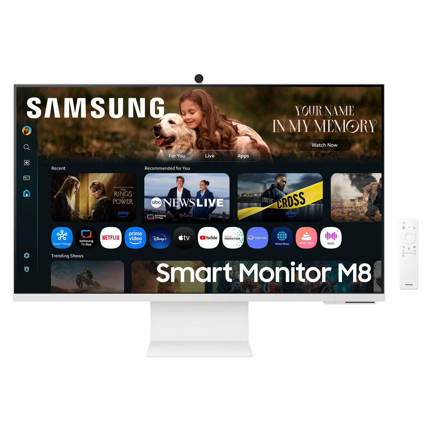 Samsung M8 M80F – Monitor, 32" 3840 × 2160 (UHD 4K), LCD, Weiss