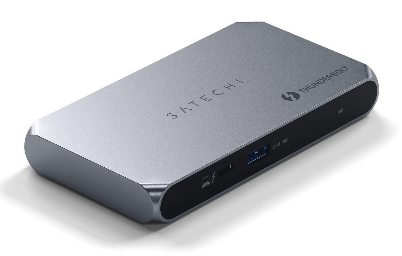 Satechi ST-HT4SHM-EU Thunderbolt-Hub – Thunderbolt 4, TB4 × 4, 1× USB-A, 96 W PD, für Mac/Windows/iPadOS
