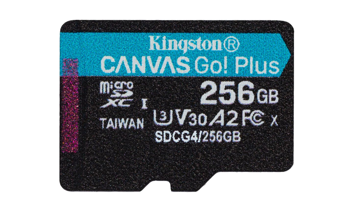 Kingston Technology Kingston Canvas Go Plus microSDXC 256 GB – UHS-I, Klasse 10, U3, V30, A2, 200/160 MB/s, ohne Adapter