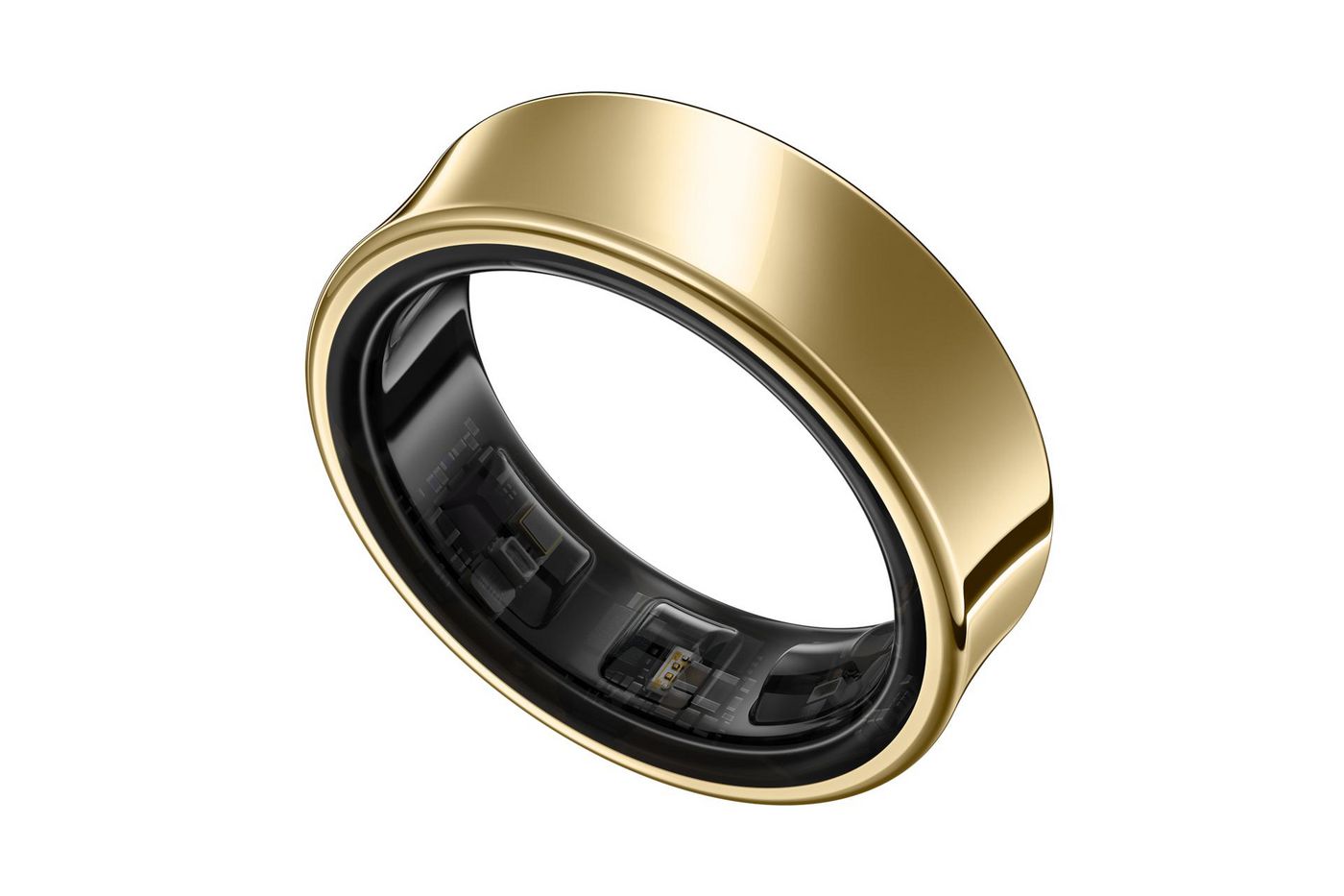 Samsung Galaxy Ring – Titan Gold, Ringgrösse 14, 100 m, für Android