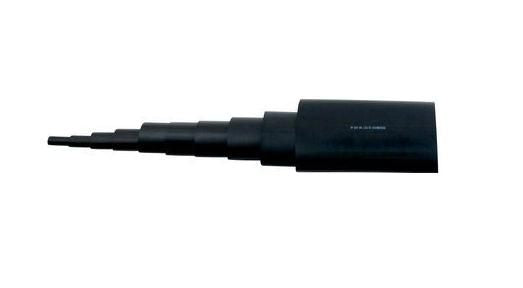 3M Schrumpfschlauch-Set, Durchmesser vor 1,6 cm / Durchmesser nach 6,5 cm, 100 cm – Schwarz