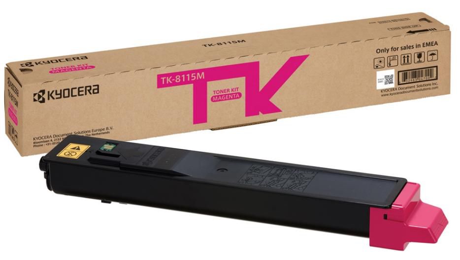 Kyocera – Toner TK-8115M – Magenta, 6000 Seiten – für Ecosys M8124cidn/M8130cidn