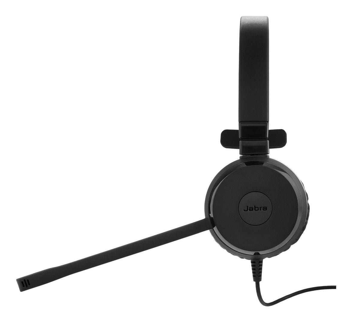 Jabra Evolve 30 II Office-Headset – On-Ear, Mono, Kabel (USB-C / USB-A), Schwarz