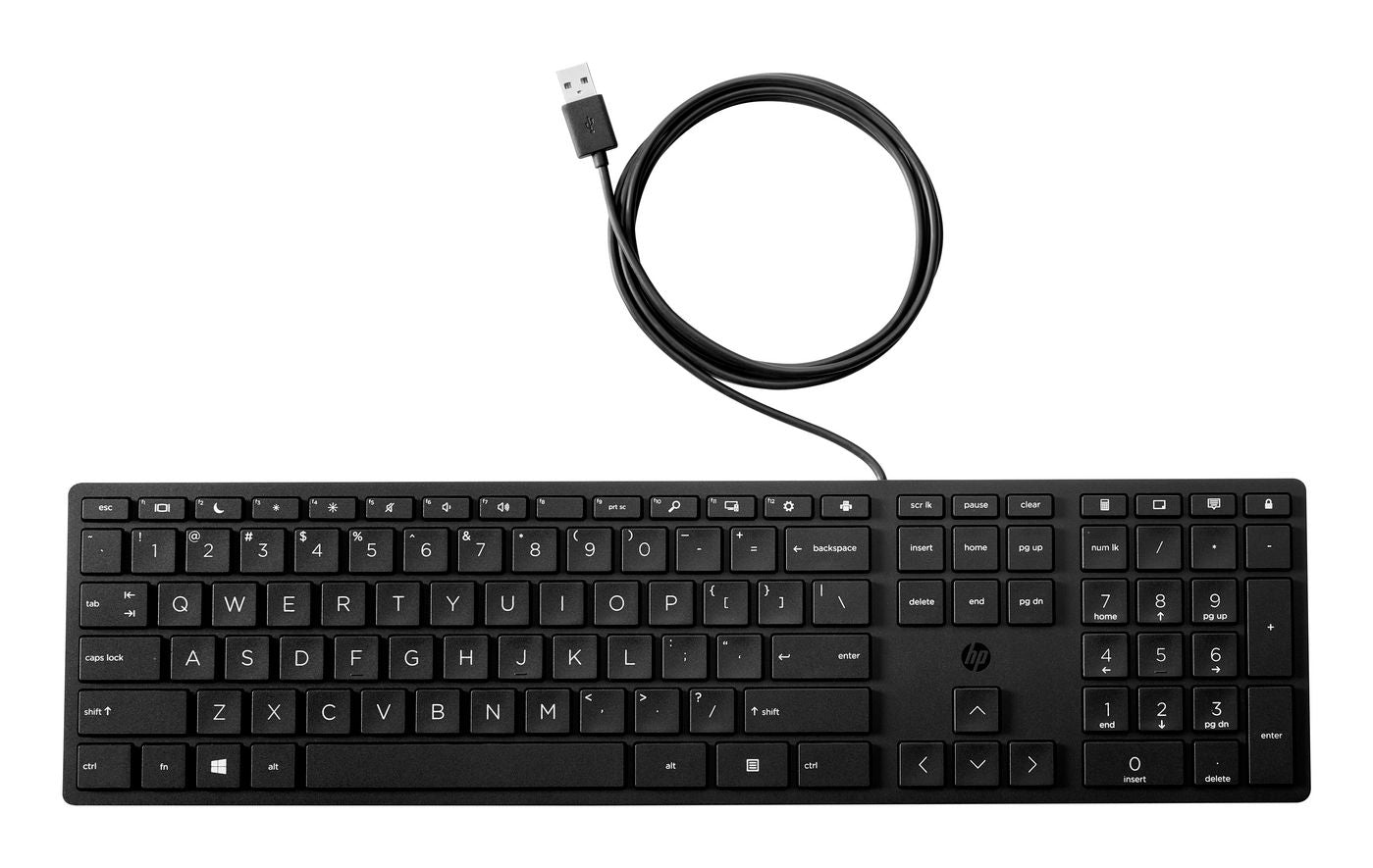 HP 320K Tastatur - Kabelgebunden - USB - Schwarz