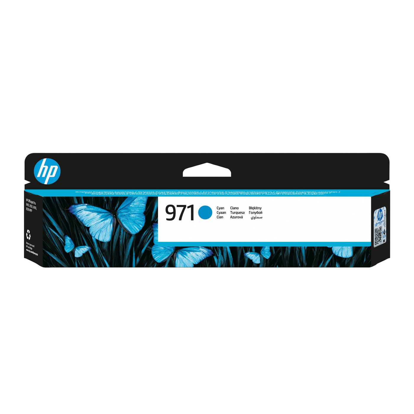 HP Tintenpatrone 971, cyan – für Tintenstrahldrucker und Multifunktionsgeräte
