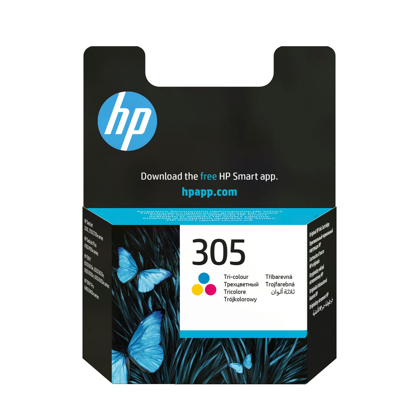 HP 305 Dreifarbig Tintenpatrone (Original) – 100 Seiten – für DeskJet 2300/2700/2700e, Envy 6000e/6010/6020