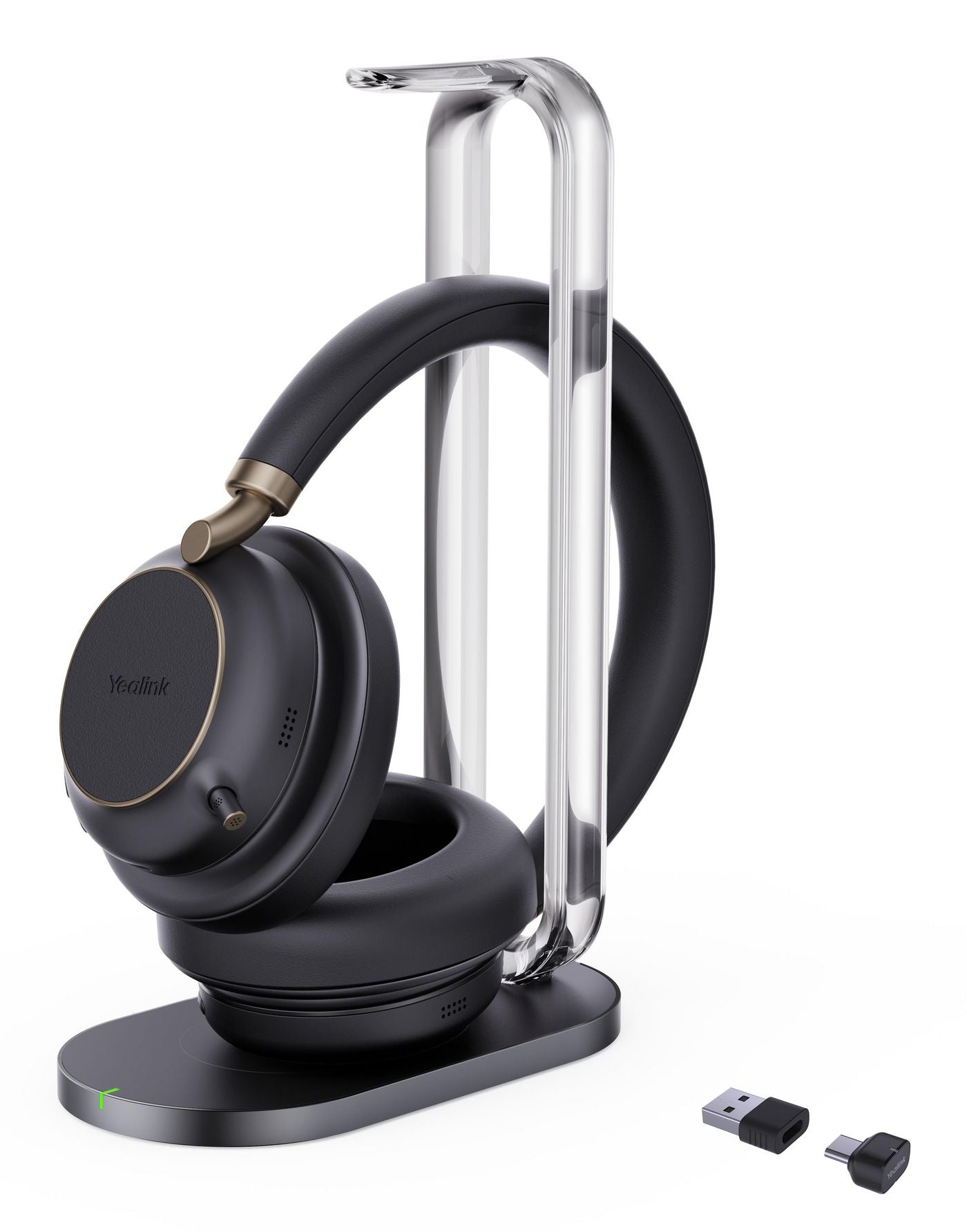 Yealink BH76 Plus – mit Ladestation, kabellos, USB-C/USB-A, schwarz