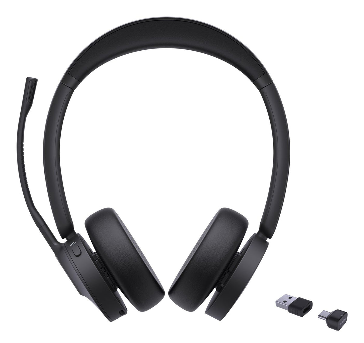 Yealink BH70 Dual UC – Duo Headset, On-Ear – Bluetooth – Schwarz, für PC/Mac u. a., bis 35 h