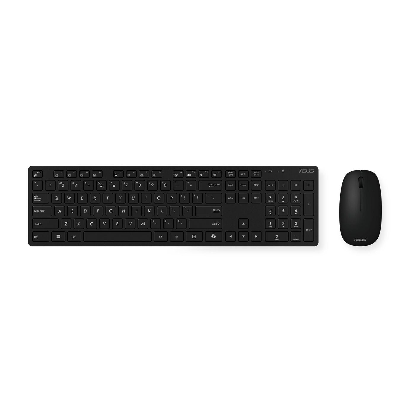 ASUS W5000 – Tastatur- und Maus-Set – 2,4 GHz (Empfänger enthalten) – Schwarz
