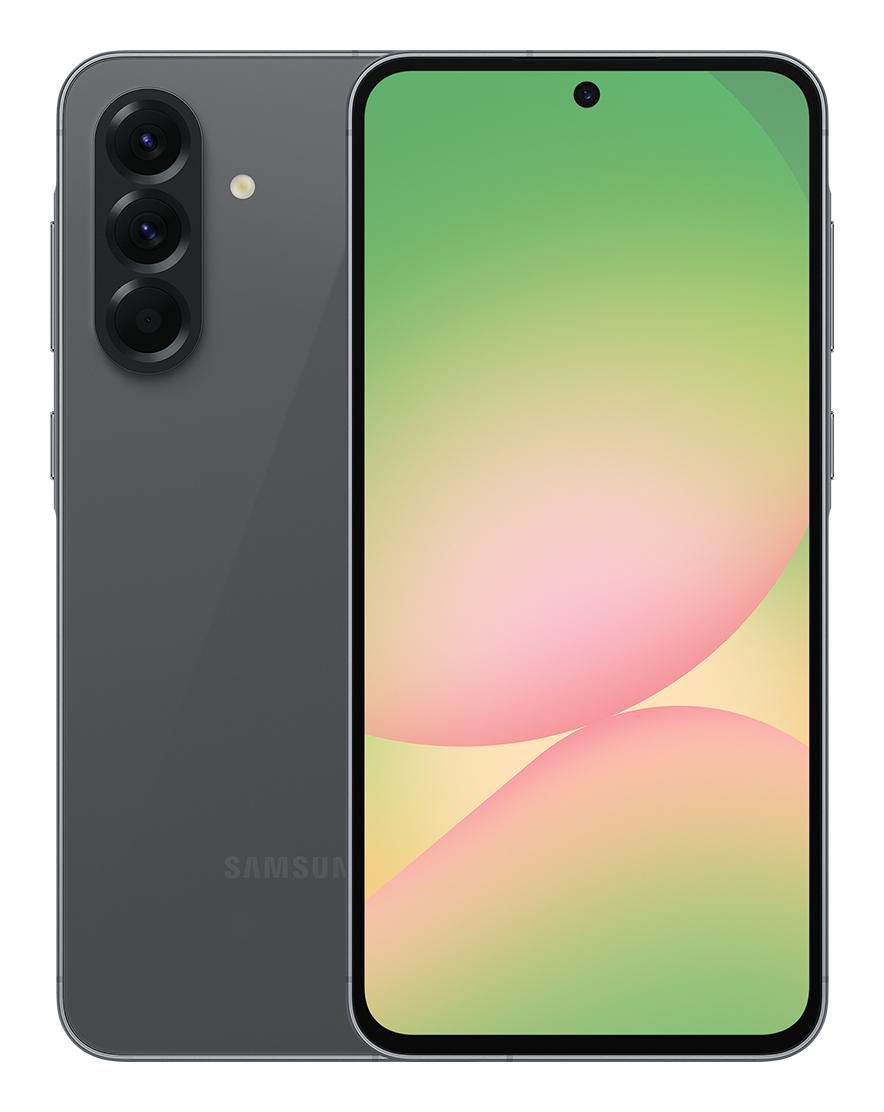 Samsung Galaxy A56 5G – Graphit, 6,7", 2340 × 1080, Android 15, 128 GB, 8 GB, Dual-SIM, NFC, IP67